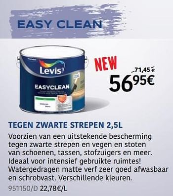 Promoties Easy clean tegen zwarte strepen - Levis - Geldig van 13/07/2023 tot 13/08/2023 bij HandyHome