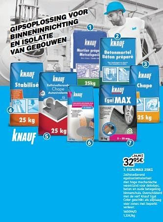 Promoties Egalmax - Knauf - Geldig van 13/07/2023 tot 13/08/2023 bij HandyHome