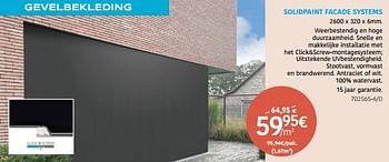 Promoties Gevelbekleding solidpaint facade systems - Aqua Step - Geldig van 13/07/2023 tot 13/08/2023 bij HandyHome