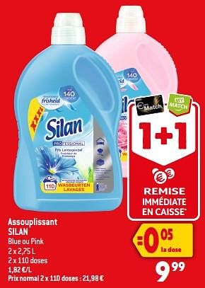 Promotions Assouplissant silan - Silan - Valide de 26/07/2023 à 01/08/2023 chez Smatch