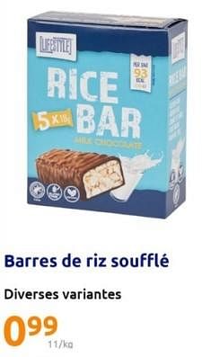 Promotions Barres de riz soufflé - Lifestyle - Valide de 26/07/2023 à 01/08/2023 chez Action