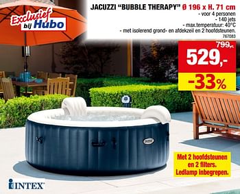 Promoties Jacuzzi bubble therapy - Intex - Geldig van 26/07/2023 tot 06/08/2023 bij Hubo