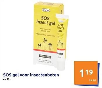 Promoties Sos gel voor insectenbeten - Huismerk - Action - Geldig van 26/07/2023 tot 01/08/2023 bij Action