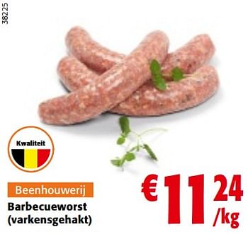 Promoties Barbecueworst varkensgehakt - Huismerk - Colruyt - Geldig van 26/07/2023 tot 08/08/2023 bij Colruyt