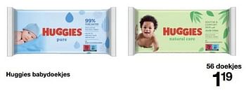 Promoties Huggies babydoekjes - Huggies - Geldig van 29/07/2023 tot 04/08/2023 bij Zeeman