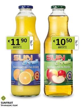 Promotions Sunfruit - sunfruit - Valide de 28/07/2023 à 10/08/2023 chez BelBev