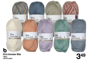 Promotions Fil à tricoter ella - Produit maison - Zeeman  - Valide de 29/07/2023 à 04/08/2023 chez Zeeman
