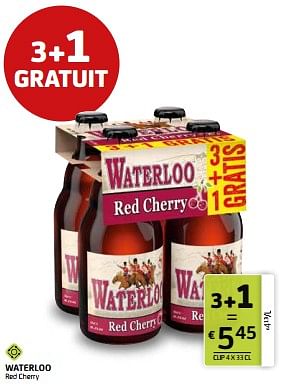 Promotions Waterloo red cherry - Waterloo - Valide de 28/07/2023 à 10/08/2023 chez BelBev