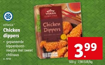 Promoties Chicken dippers - Vitasia - Geldig van 02/08/2023 tot 08/08/2023 bij Lidl