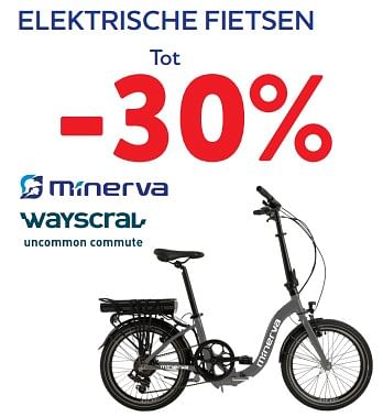 Promoties Elektrische fietsen tot -30% - Huismerk - Auto 5  - Geldig van 22/08/2023 tot 10/10/2023 bij Auto 5