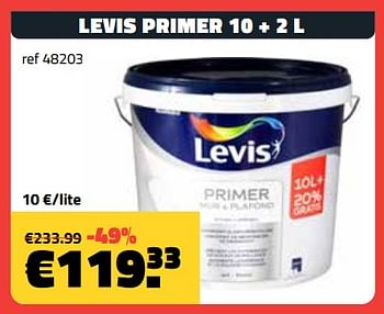 Promoties Levis primer - Levis - Geldig van 03/08/2023 tot 31/08/2023 bij Bouwcenter Frans Vlaeminck