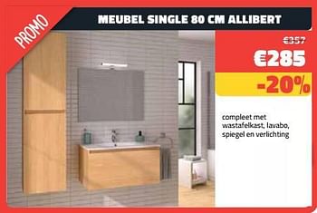 Promoties Meubel single allibert - Allibert - Geldig van 03/08/2023 tot 31/08/2023 bij Bouwcenter Frans Vlaeminck