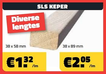 Promoties Sls keper - Huismerk - Bouwcenter Frans Vlaeminck - Geldig van 03/08/2023 tot 31/08/2023 bij Bouwcenter Frans Vlaeminck