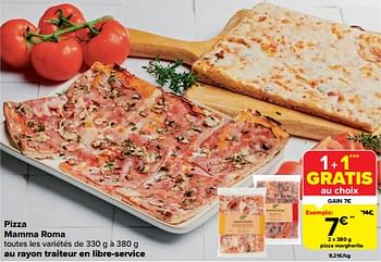Promotions Pizza margherita - Mamma roma - Valide de 23/08/2023 à 29/08/2023 chez Carrefour