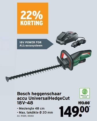Bosch Bosch heggenschaar universalhedgecut 18v-48 - Promotie bij