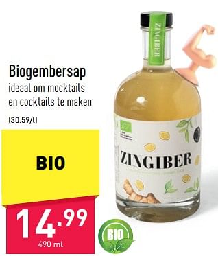 Promoties Biogembersap - Huismerk - Aldi - Geldig van 01/09/2023 tot 08/09/2023 bij Aldi