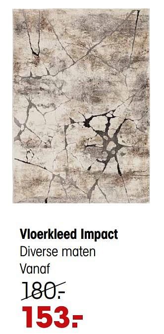 Promoties Vloerkleed impact - Huismerk - Kwantum - Geldig van 04/09/2023 tot 17/09/2023 bij Kwantum