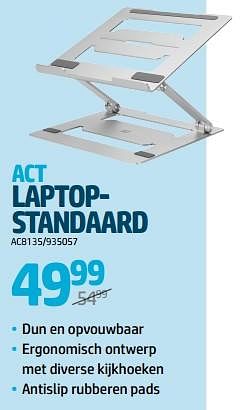 Promotions Act laptopstandaard - ACT - Valide de 24/08/2023 à 06/09/2023 chez Auva