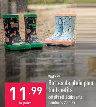 Bottes caoutchouc chez discount leclerc