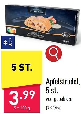 Promoties Apfelstrudel - Huismerk - Aldi - Geldig van 08/09/2023 tot 17/09/2023 bij Aldi