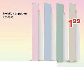 Promotions Nordic kaftpapier - Produit Maison - Euroshop - Valide de 05/08/2023 à 11/09/2023 chez Euro Shop