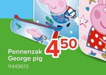 Promoties Pennenzak george pig - Peppa  Pig - Geldig van 05/08/2023 tot 11/09/2023 bij Euro Shop