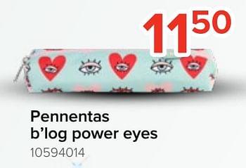 Promoties Pennentas b’log power eyes - Huismerk - Euroshop - Geldig van 05/08/2023 tot 11/09/2023 bij Euro Shop