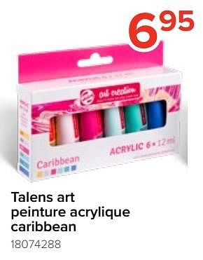 Promoties Talens art peinture acrylique caribbean - Talens - Geldig van 05/08/2023 tot 11/09/2023 bij Euro Shop