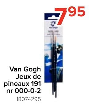 Promoties Van gogh jeux de pineaux 191 nr 000-0-2 - Van Gogh - Geldig van 05/08/2023 tot 11/09/2023 bij Euro Shop