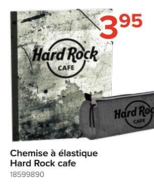 Promotions Chemise à élastique hard rock cafe - Produit Maison - Euroshop - Valide de 05/08/2023 à 11/09/2023 chez Euro Shop