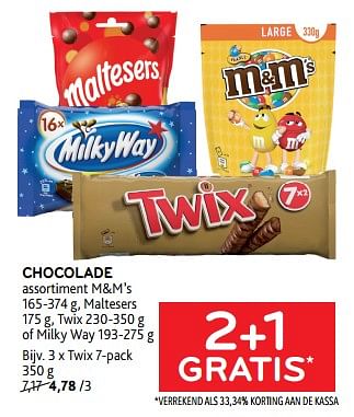 Promoties Chocolade 2+1 gratis - Huismerk - Alvo - Geldig van 22/08/2023 tot 05/09/2023 bij Alvo