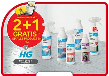Promoties 2+1 gratis op alle producten hg - HG - Geldig van 23/08/2023 tot 04/09/2023 bij Brico