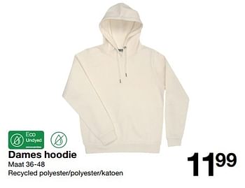 Promoties Dames hoodie - Huismerk - Zeeman  - Geldig van 26/08/2023 tot 08/09/2023 bij Zeeman