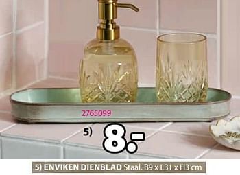 Promoties Enviken dienblad - Huismerk - Jysk - Geldig van 21/08/2023 tot 10/09/2023 bij Jysk