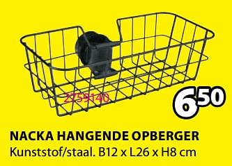 Promoties Nacka hangende opberger - Huismerk - Jysk - Geldig van 21/08/2023 tot 10/09/2023 bij Jysk