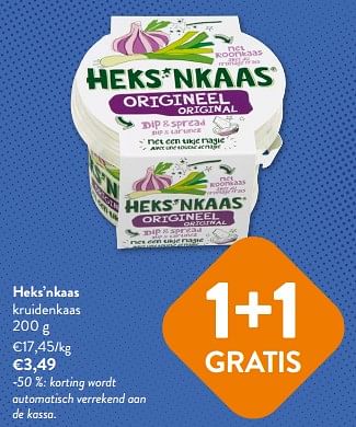 Promoties Heks’nkaas kruidenkaas - Heks'n Kaas - Geldig van 23/08/2023 tot 05/09/2023 bij OKay