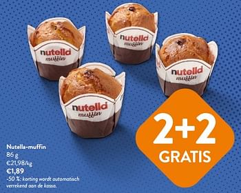 Promoties Nutella-muffin - Nutella - Geldig van 23/08/2023 tot 05/09/2023 bij OKay