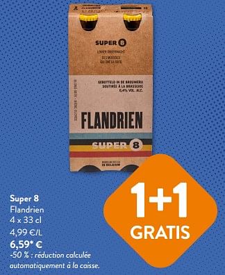 Promotions Super 8 flandrien - Brouwerij Haacht - Valide de 23/08/2023 à 05/09/2023 chez OKay