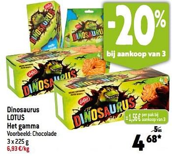 Promoties Dinosaurus lotus - Lotus Bakeries - Geldig van 30/08/2023 tot 05/09/2023 bij Smatch