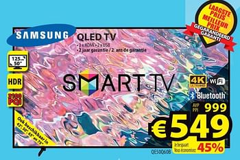 Promoties Samsung qled tv qe50q60b - Samsung - Geldig van 30/08/2023 tot 06/09/2023 bij ElectroStock