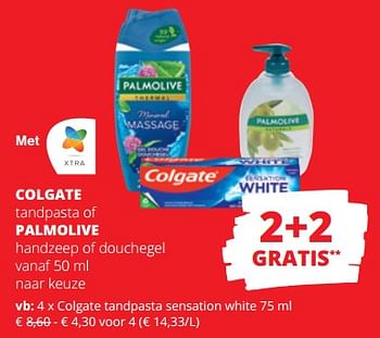 Promoties Colgate tandpasta sensation white - Colgate - Geldig van 24/08/2023 tot 06/09/2023 bij Spar (Colruytgroup)