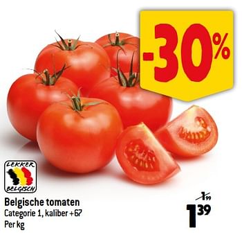 Promoties Belgische tomaten - Huismerk - Louis Delhaize - Geldig van 30/08/2023 tot 05/09/2023 bij Louis Delhaize