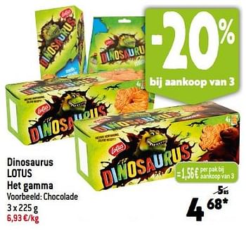 Promoties Dinosaurus lotus - Lotus Bakeries - Geldig van 30/08/2023 tot 05/09/2023 bij Louis Delhaize
