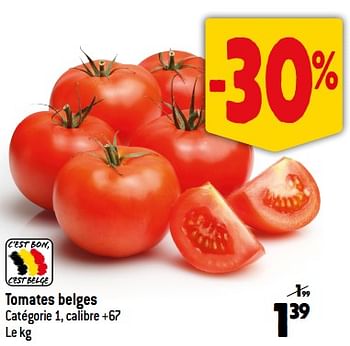 Promotions Tomates belges - Produit Maison - Louis Delhaize - Valide de 30/08/2023 à 05/09/2023 chez Louis Delhaize