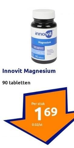 Promoties Innovit magnesium - Innovit - Geldig van 30/08/2023 tot 05/09/2023 bij Action