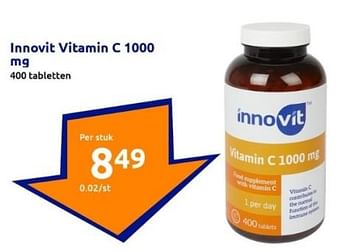 Promoties Innovit vitamin c 1000 mg - Innovit - Geldig van 30/08/2023 tot 05/09/2023 bij Action