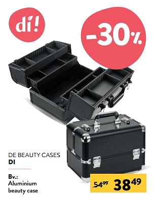 Promoties Aluminium beauty case - Huismerk - DI - Geldig van 30/08/2023 tot 12/09/2023 bij DI