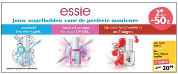 Promoties Hard to resist nagellak - Essie - Geldig van 30/08/2023 tot 12/09/2023 bij DI