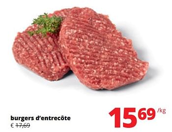 Promoties Burgers d’entrecôte - Huismerk - Spar Retail - Geldig van 24/08/2023 tot 06/09/2023 bij Spar (Colruytgroup)