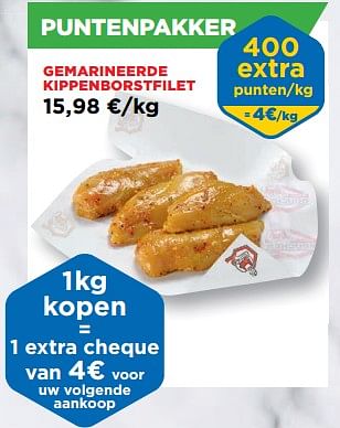 Promoties Gemarineerde kippenborstfilet - Huismerk - Renmans - Geldig van 01/09/2023 tot 07/09/2023 bij Renmans
